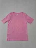 Hema roze rib shirt maat L Nieuw, Kleding | Dames, Maat 38/40 (M), Nieuw, Ophalen of Verzenden, Korte mouw