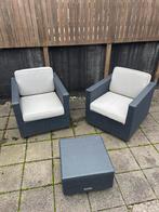 Tuinset zwart, Tuin en Terras, Tuinsets en Loungesets, Ophalen, Gebruikt, Bank