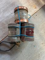 Vintage Koperen Boot Lampen Set - Scheepslampen Antiek Marin, Watersport en Boten, Ophalen, Gebruikt, Overige typen