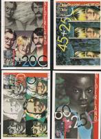 4 Maximum KAARTEN met setje gestempelde zegels T.E.A.B., Verzenden, Na 1940, Gestempeld