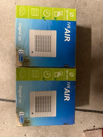 Inbouw ventilator 150 2x nieuw in doos beschikbaar voor biedingen