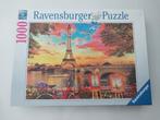 Ravensburger puzzel Parijs 1000st zgan compleet, Ophalen of Verzenden, 500 t/m 1500 stukjes, Zo goed als nieuw