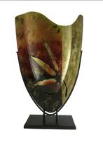 *Gezocht* glas art vaas Leaf, Huis en Inrichting, Woonaccessoires | Vazen, Ophalen, Overige kleuren, 50 tot 75 cm, Glas