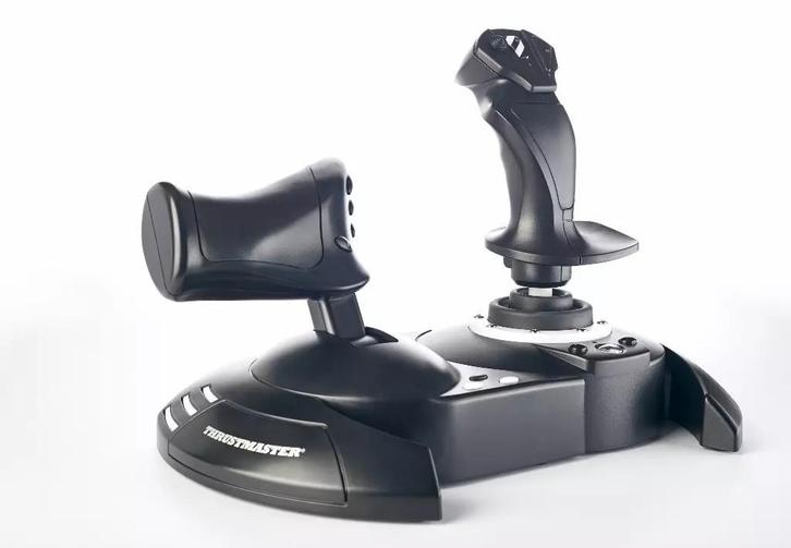 Thrustmaster Hotas Flightstick One + Throttle, Computers en Software, Joysticks, Zo goed als nieuw, Ophalen of Verzenden