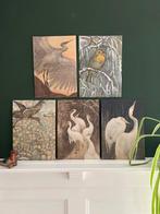 Vogels van Theo van Hoytema – 5 Wandkunstkaarten A4, Info@olphy.nl, Ophalen of Verzenden, Nvt, Nieuw