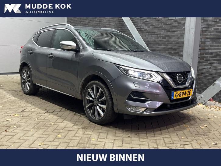 Nissan Qashqai 1.3 DIG-T Tekna + | Leder | Panoramadak | 360, Auto's, Nissan, Bedrijf, Te koop, Qashqai, 360° camera, ABS, Adaptive Cruise Control