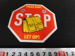 sticker VVN   Pass auf !  Let  op !  STOP  schooltas *, Ophalen, Zo goed als nieuw, Bedrijf of Vereniging