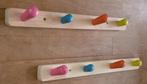Kapstokjes met gekleurde knoppen. Ook per stuk., Ophalen of Verzenden, Zo goed als nieuw, Kapstokje