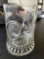 Zeldzame Heineken bierpul van handgeslepen glas, Ophalen of Verzenden, Zo goed als nieuw, Glas of Glazen, Heineken
