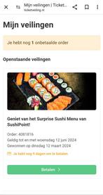 Sushipoint Surprise Menu, Tickets en Kaartjes