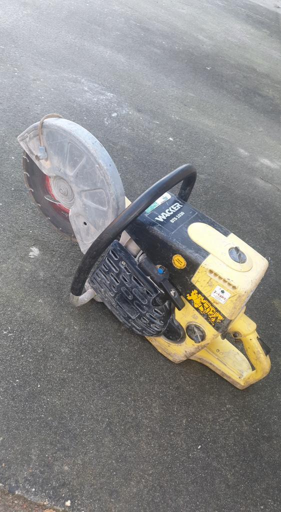 WACKER BTS 1030 bandenzaag, Tuin en Terras, Hand-tuingereedschap, Gebruikt, Overige soorten, Ophalen