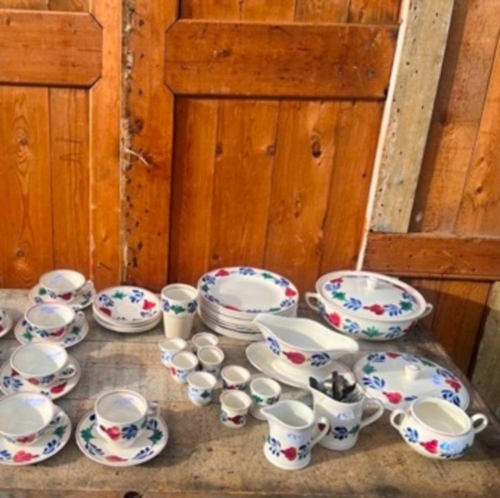 Boerenbond servies Petrus Regout Royal Sphinx etc BIEDEN, Antiek en Kunst, Antiek | Servies los, Ophalen