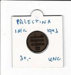 Palestina 1 mil 1943 - UNC, Postzegels en Munten, Zuidoost-Azië, Verzenden