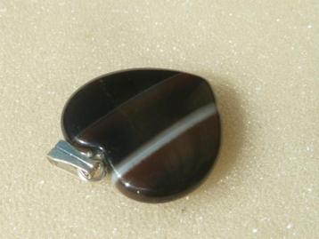 Hanger hartje agaat beschikbaar voor biedingen