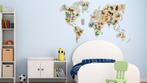 3D Houten Puzzel World Map Animals XL Muur Decoratie - DIY, Verzenden, Minder dan 500 stukjes, Nieuw, Rubik's of 3D-puzzel