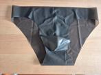 Latex slip zwart/grijs (ls2), Kleding | Heren, Ondergoed, Verzenden, Zwart, Slip