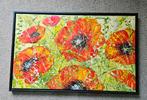Klaprozen Schilderij - Patrícia Schallert, Antiek en Kunst, Ophalen of Verzenden