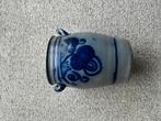Vintage aardewerk pot (betschdorf) elzas blauw steengoed, Ophalen of Verzenden