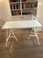 Bureau tafel IKEA schragen, Huis en Inrichting, Ophalen, Gebruikt, Bureau