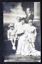 Koning en koningin van Belgie en hun drie kinderen, Verzenden, Voor 1920, Ongelopen, Politiek en Historie