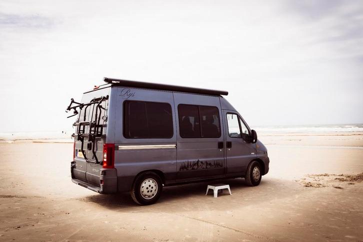 Peugeot Boxer 2.2 HDI Offgrid camper bus! 4 pers., Caravans en Kamperen, Camper-accessoires, Ophalen