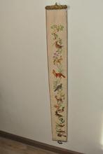 Schellekoord / wandtapijt dieren en bloemen, Huis en Inrichting, Ophalen of Verzenden