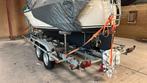 Dubbelasser trailer merk LBT Holland, Watersport en Boten, 1500 tot 3000 kg, Sloepentrailer, 6 tot 9 meter, Ophalen of Verzenden