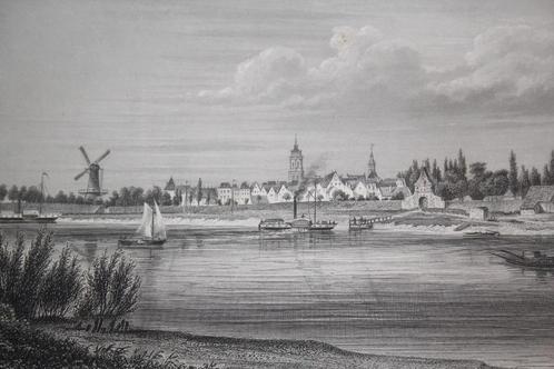 19e eeuwse ets (?) Schoonhoven, Antiek en Kunst, Kunst | Etsen en Gravures, Ophalen of Verzenden