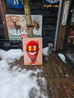 Prachtig mooi Charlie emaille reclame bord, Ophalen of Verzenden, Zo goed als nieuw, Reclamebord