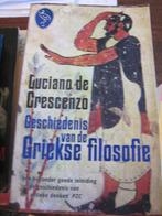 Geschiedenis van de Griekse filosofie., Ophalen of Verzenden, Gelezen, Algemeen