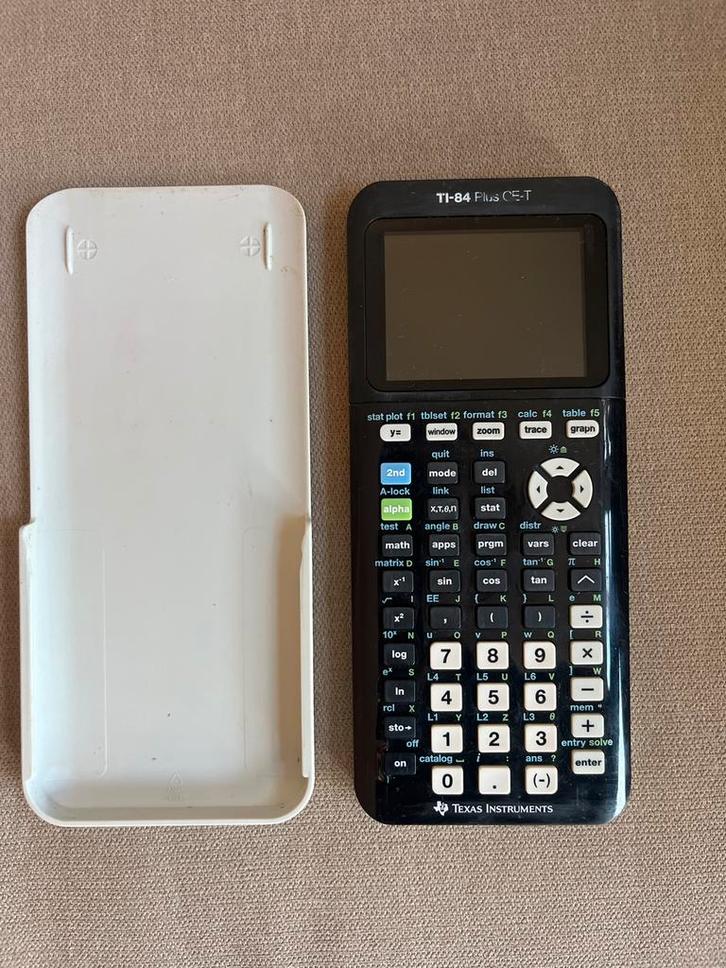 TI-84 Plus CE-T Python Grafische Rekenmachine, Computers en Software, Overige Computers en Software, Zo goed als nieuw, Ophalen