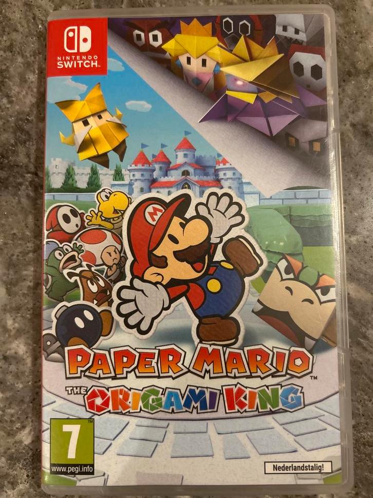 Paper Mario: The Origami King - Nintendo Switch, Spelcomputers en Games, Games | Nintendo Switch, Zo goed als nieuw, Avontuur en Actie
