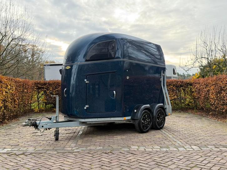 Mooie 2 paards Bockmann comfort aluminium bodem zadelkamer, Dieren en Toebehoren, Paarden en Pony's | Trailers en Aanhangwagens