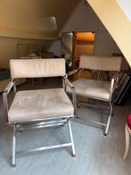 Rofra leren stoelen - luxe en comfort, Huis en Inrichting, Stoelen, Ophalen, Gebruikt, Twee, Bruin