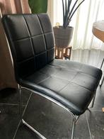 Eetkamerstoelen 6st (bijna gratis), Huis en Inrichting, Stoelen, Ophalen, Kunststof, Gebruikt, Zwart