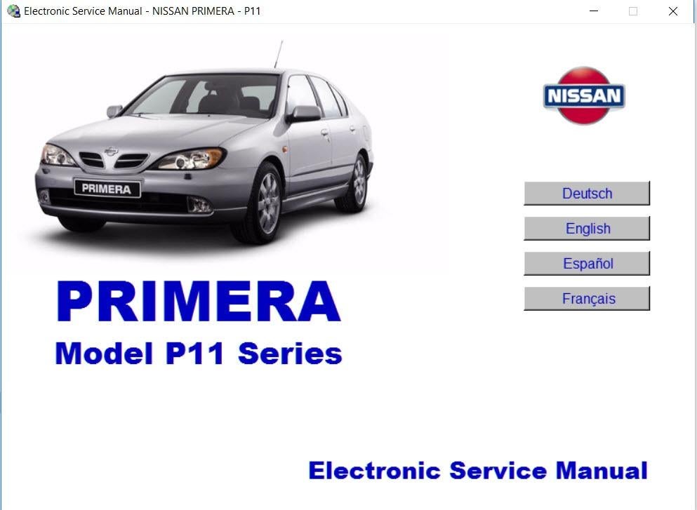 Nissan Primera P11 Workshop manual op DVD in PDF formaat, Auto diversen, Handleidingen en Instructieboekjes, Verzenden