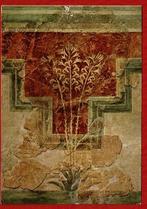 Kunst - Fresco "Lelies" Museum Heraklion, Griekenland - '69, Ophalen of Verzenden, 1960 tot 1980, Gelopen, Cultuur en Media