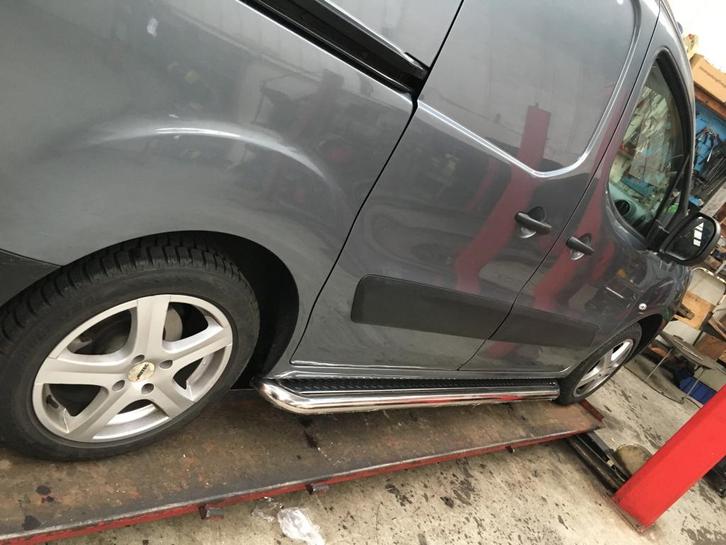 Citroen Berlingo Sidebars met rvs trede, Auto diversen, Tuning en Styling, Ophalen of Verzenden