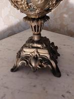 mooie antieke olielamp,  brons, Antiek en Kunst, Ophalen