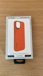 Nieuw: Silicone Back Cover Iphone 15 oranje, Ophalen, Nieuw