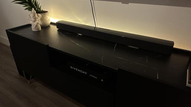 TV meubel - met 2 deuren en lade, Huis en Inrichting, Kasten | Televisiemeubels, Zo goed als nieuw, Minder dan 100 cm, 100 tot 150 cm