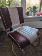 Retro Stoel - Bel air, Huis en Inrichting, Ophalen, Gebruikt, Vier, Metaal