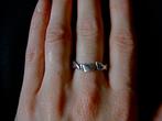 Zilveren 925 zilver ring met voeten 16.75, 17, 17.75 of 18.5, Verzenden, Nieuw, Zilver, Zilver