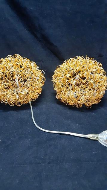 Tafel of wandlampen draad goudkleurig,lees de beschrijving beschikbaar voor biedingen