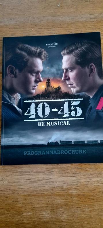 Programma boekje musical 40-45 beschikbaar voor biedingen
