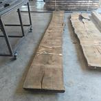 Eiken boomstam blad. 5010 mm. Oven gedroogd., Doe-het-zelf en Verbouw, Ophalen, Eiken, Zo goed als nieuw, Plank