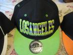 Groen zwarte LA Los Angeles cap pet, Ophalen of Verzenden, Zo goed als nieuw, One size fits all, Pet