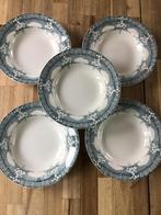 5 diepe borden societe ceramique decor Mia, Antiek en Kunst, Ophalen of Verzenden