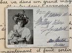 1900 Zwei gute Freunde - Dame met hondje, Ophalen of Verzenden, Voor 1920, Gelopen, Overige thema's