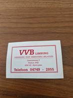 2810 Sticker VVB Limburg, Ophalen of Verzenden